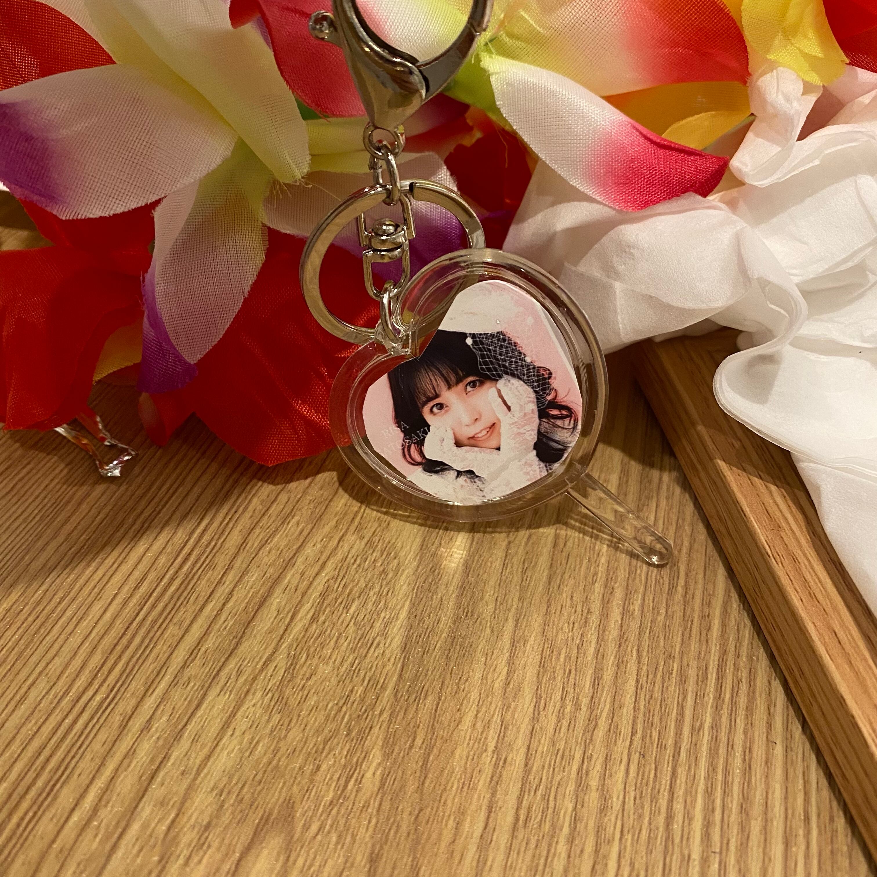 生誕グッズ 手作りかわいいキーホルダー 里咲りさ さとさきりさ
