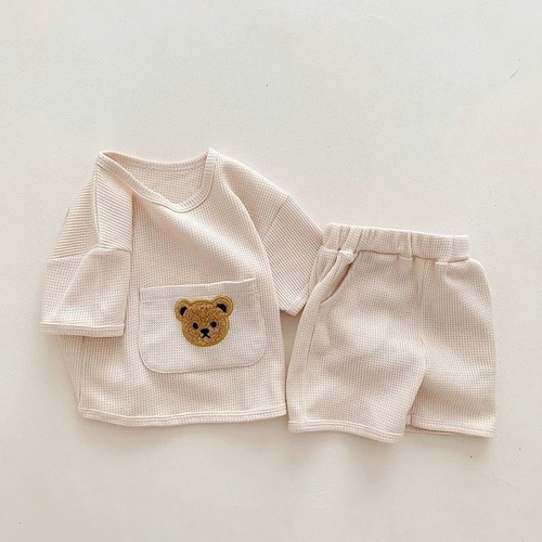 bear waffle setup 〝beige〟