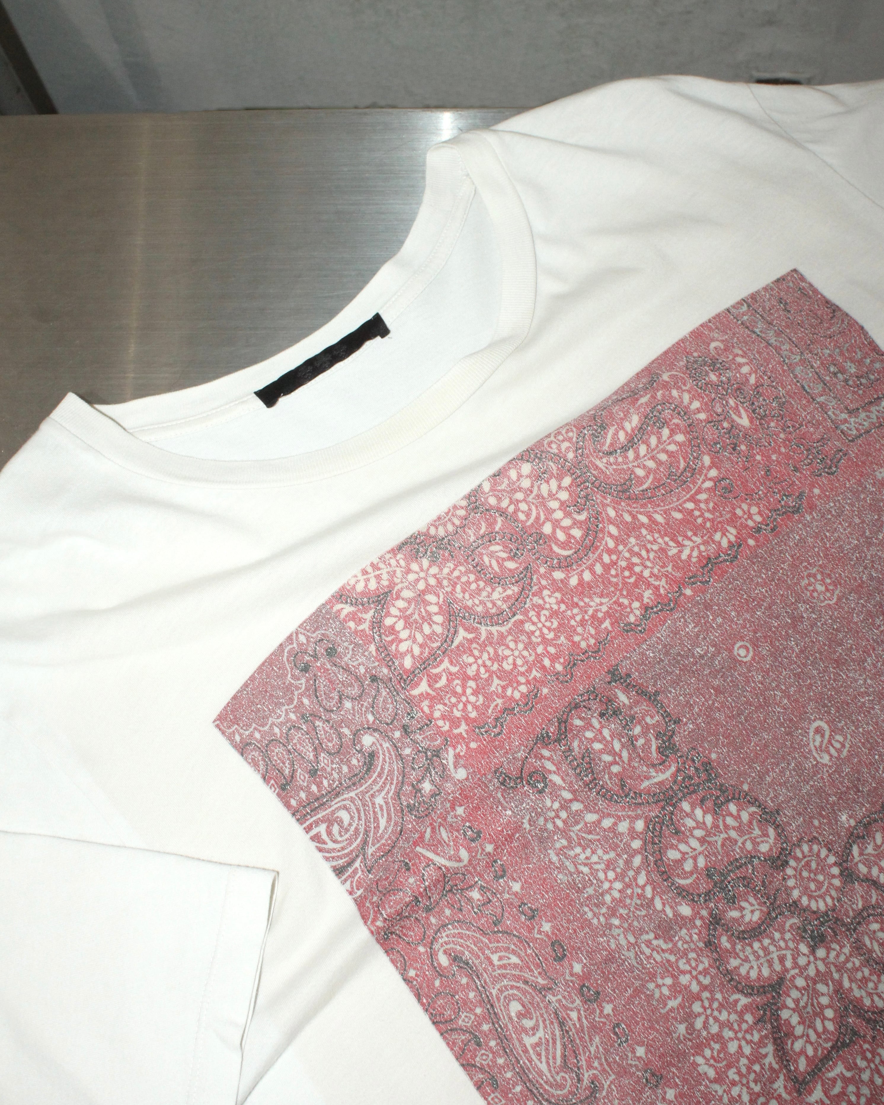 20SS TATRAS Paisley-Bandana Print Tee