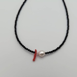 necklace【「P」blackspinel】
