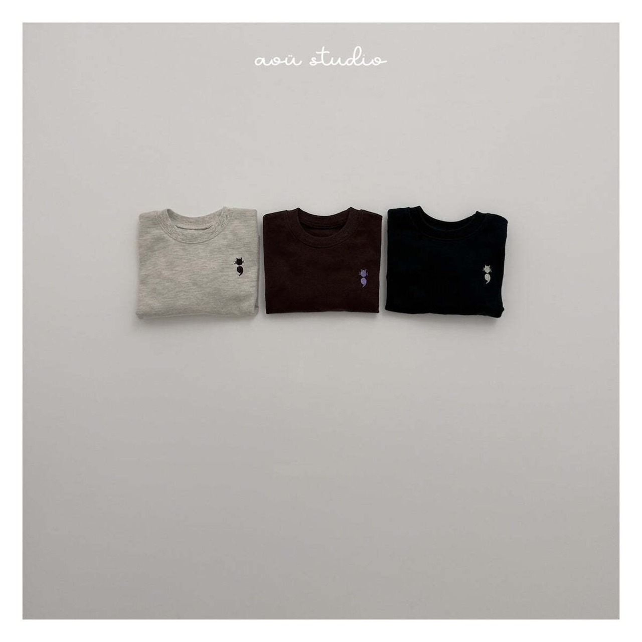 【取寄】aou studio セミTシャツ｜冬服｜韓国子供服