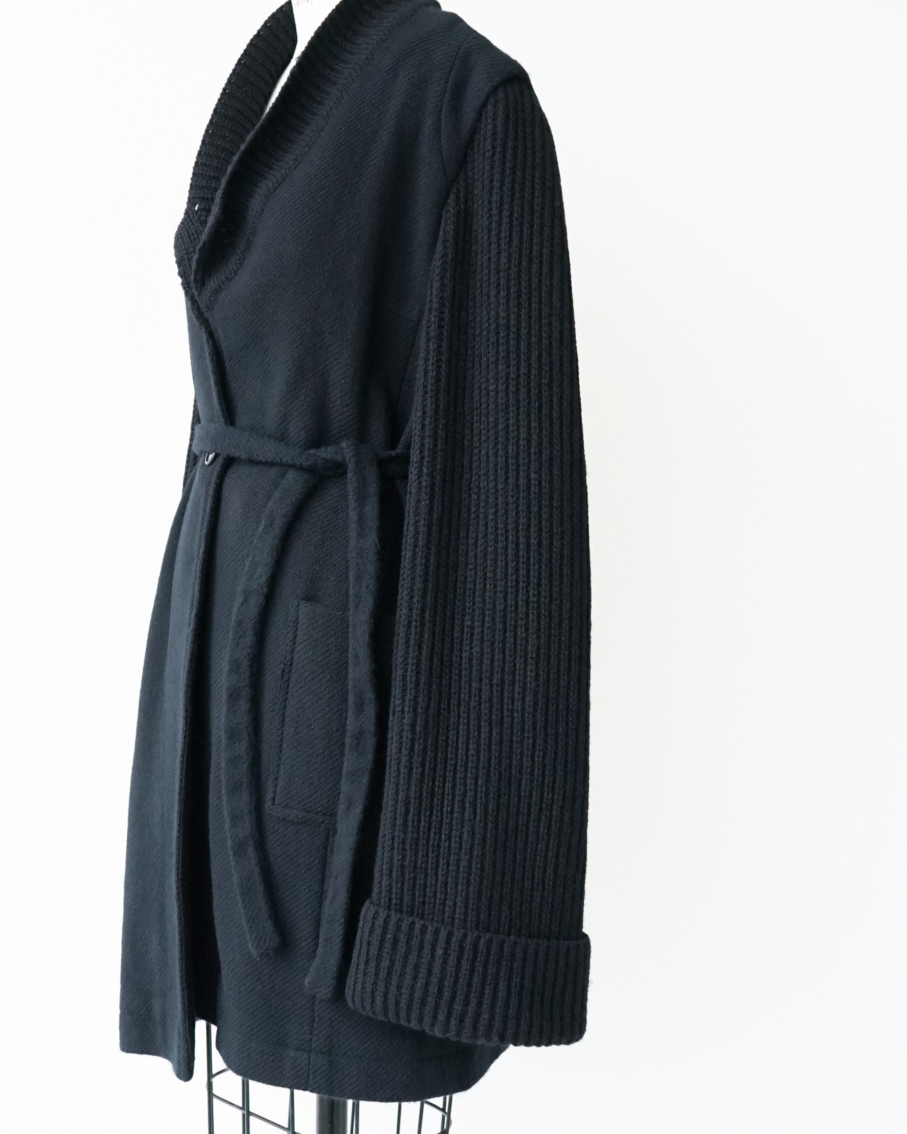 〈DRIES VAN NOTEN〉Belted Knit Jacket