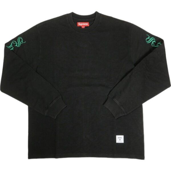 Size【L】 SUPREME シュプリーム 24AW Old English L/S Top Black ロン