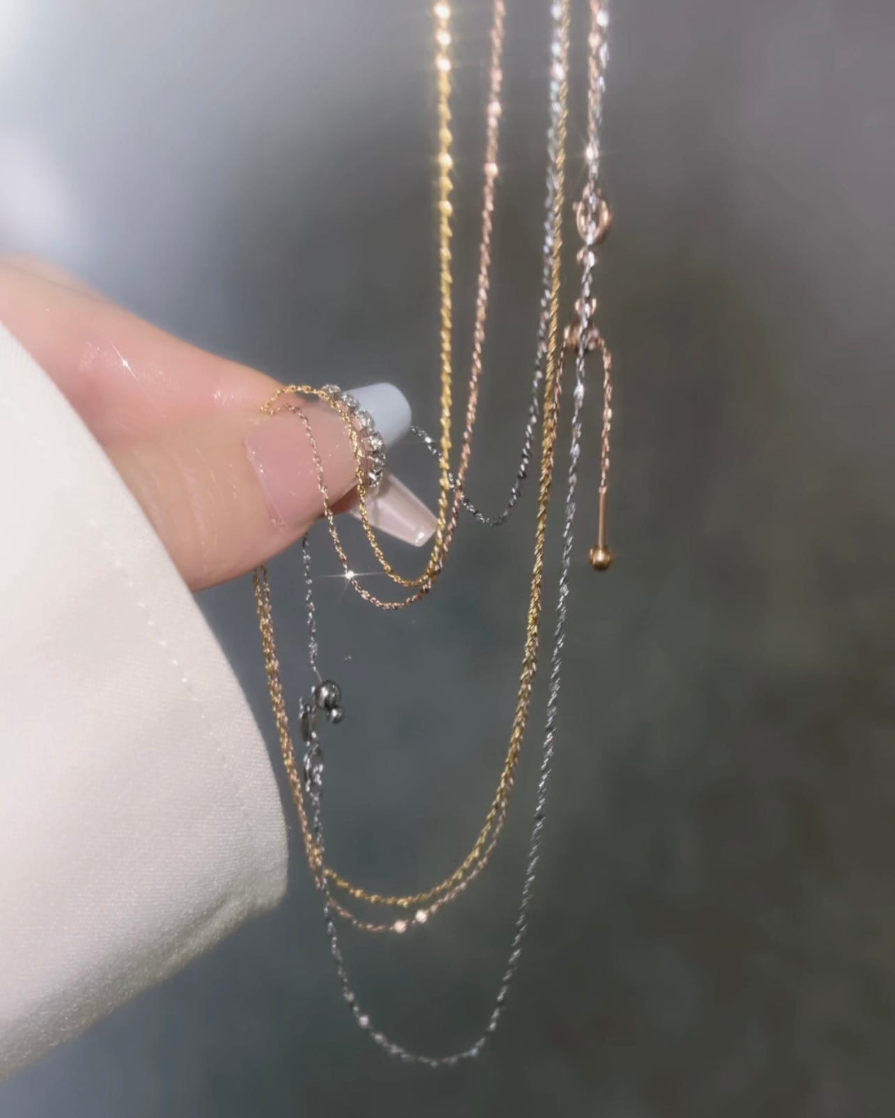 sheer necklace | shellmii