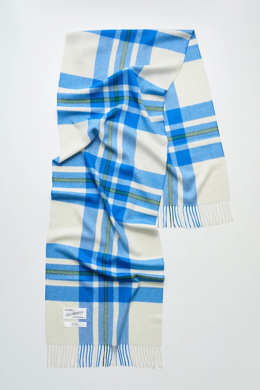 MAGNIBERG【Queen Scarf 765 -Chamonix Blue Tartan-】