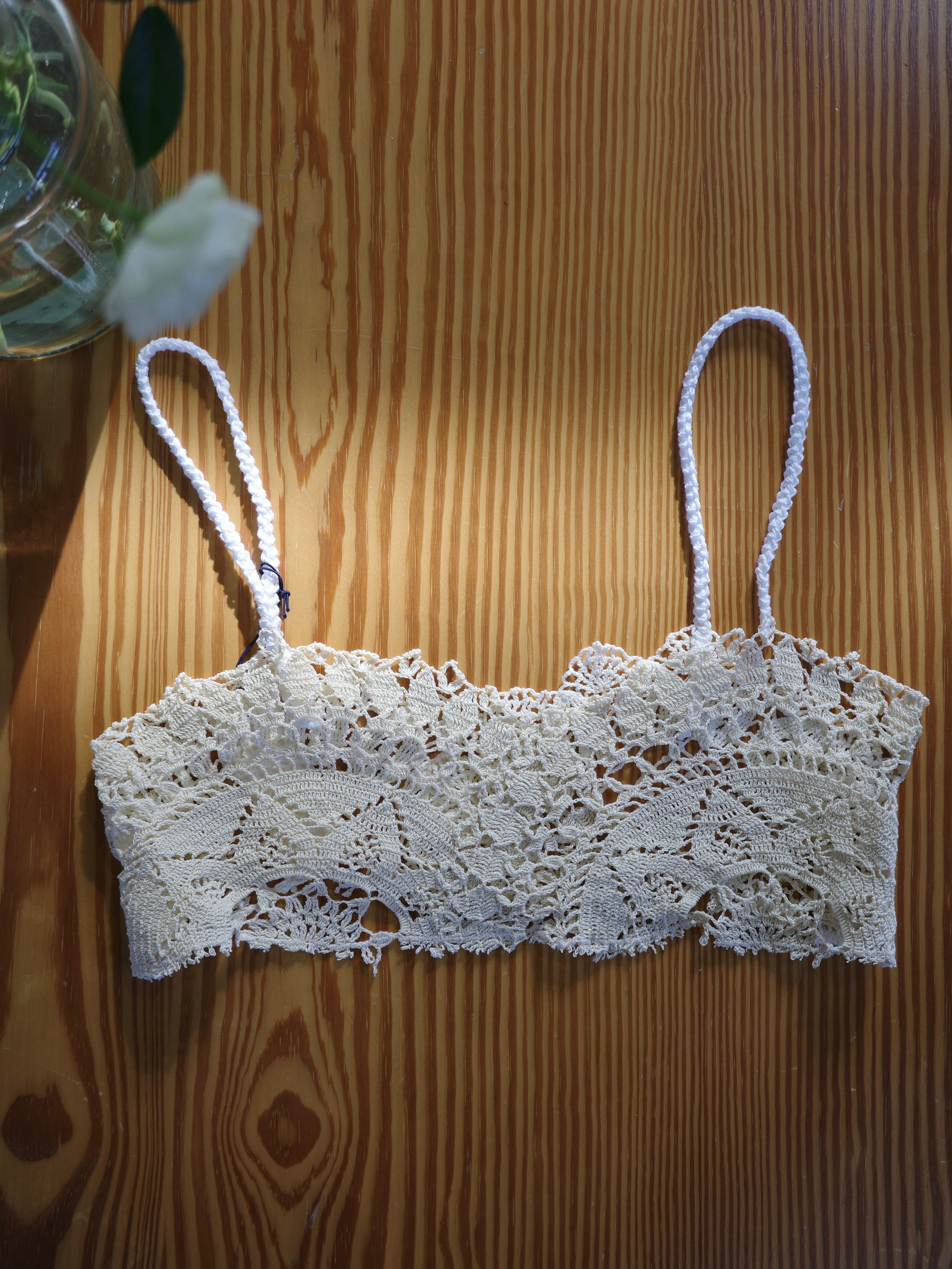 〈vintage〉remake lace bustier ⑩