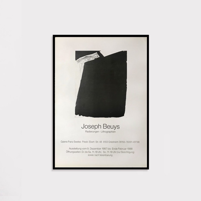 【額装済】Joseph Beuys 1987 Poster