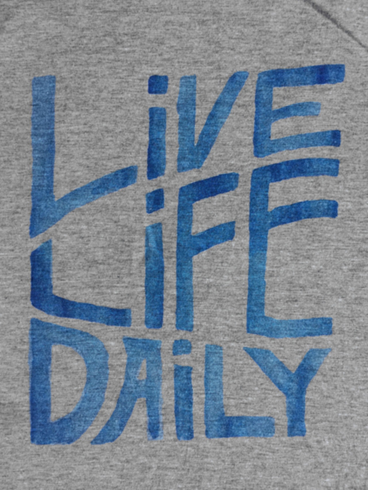 ［OAFISH］LIFE LIVE DAILY ショートスリーブTシャツ レディース｜HEATHER GRAY