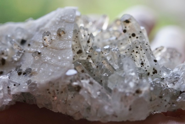 カルサイト/クォーツ/クローライト/ガレナ　Calcite/Quartz/Chlorite/Galena　