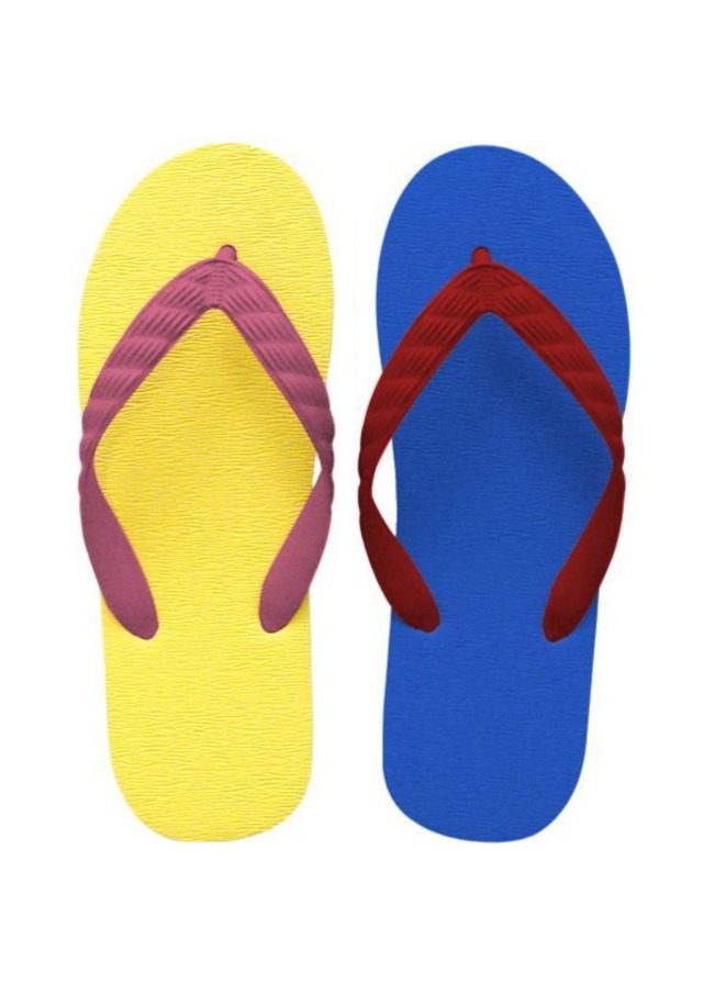 【CRAZY PATTER】カラーウェーブ ｜イエロー×ロイヤルブルー