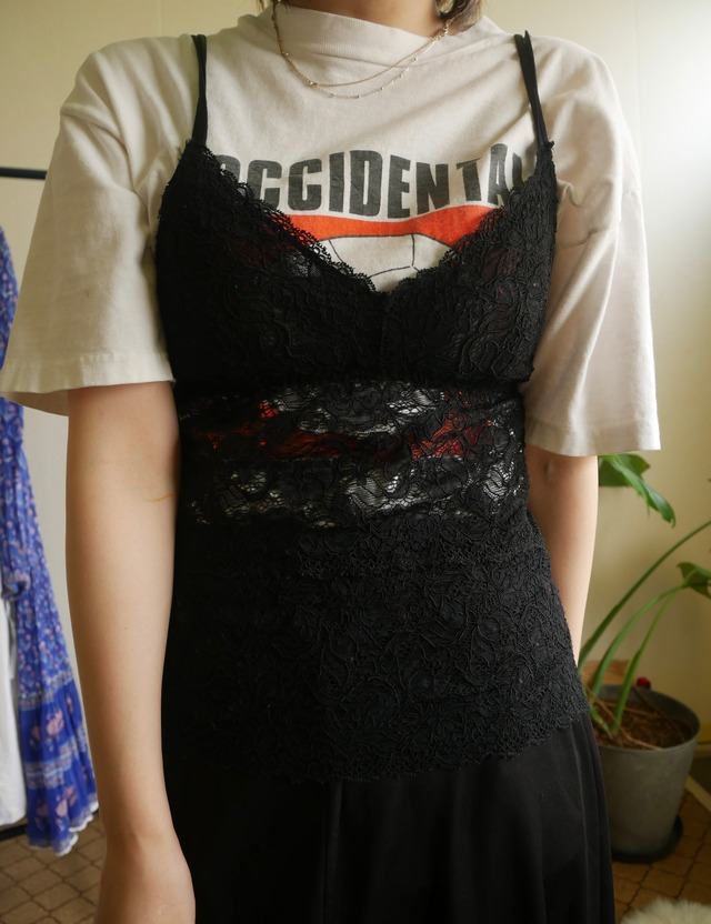 90s BANANA REPUBLIC All Over Lace Cami Top