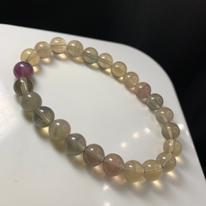 b198変わった色合いフローライトブレスレット