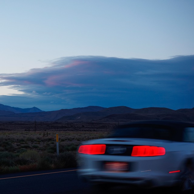 Mustang passing #MonoLake