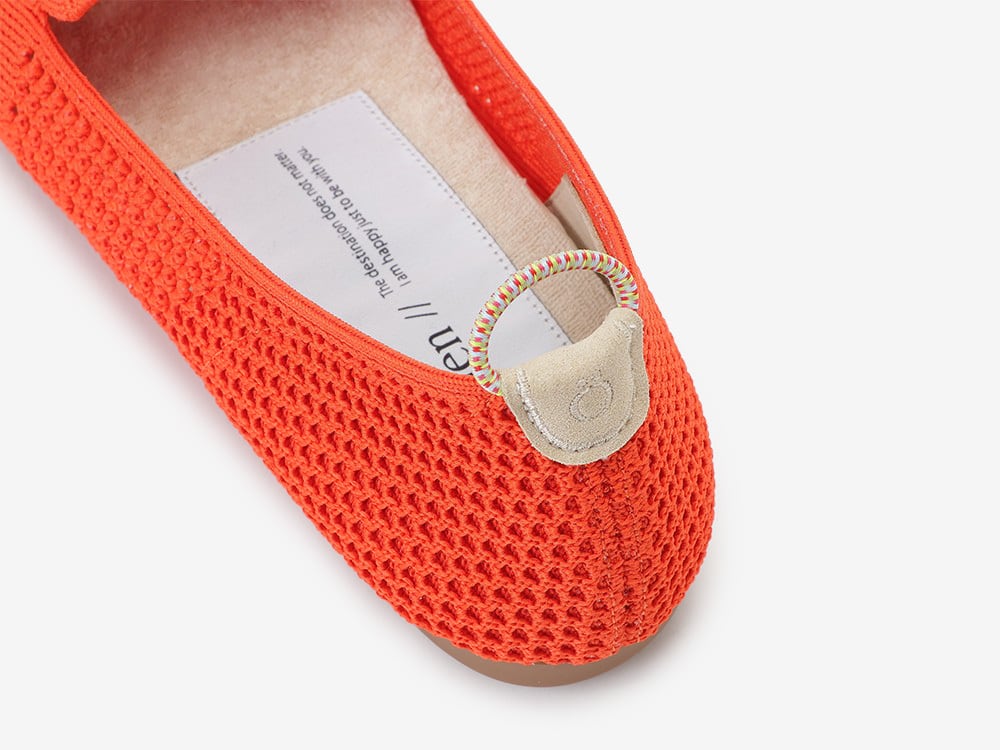 pointed-LOAFERSMESH / ORANGE | Offen