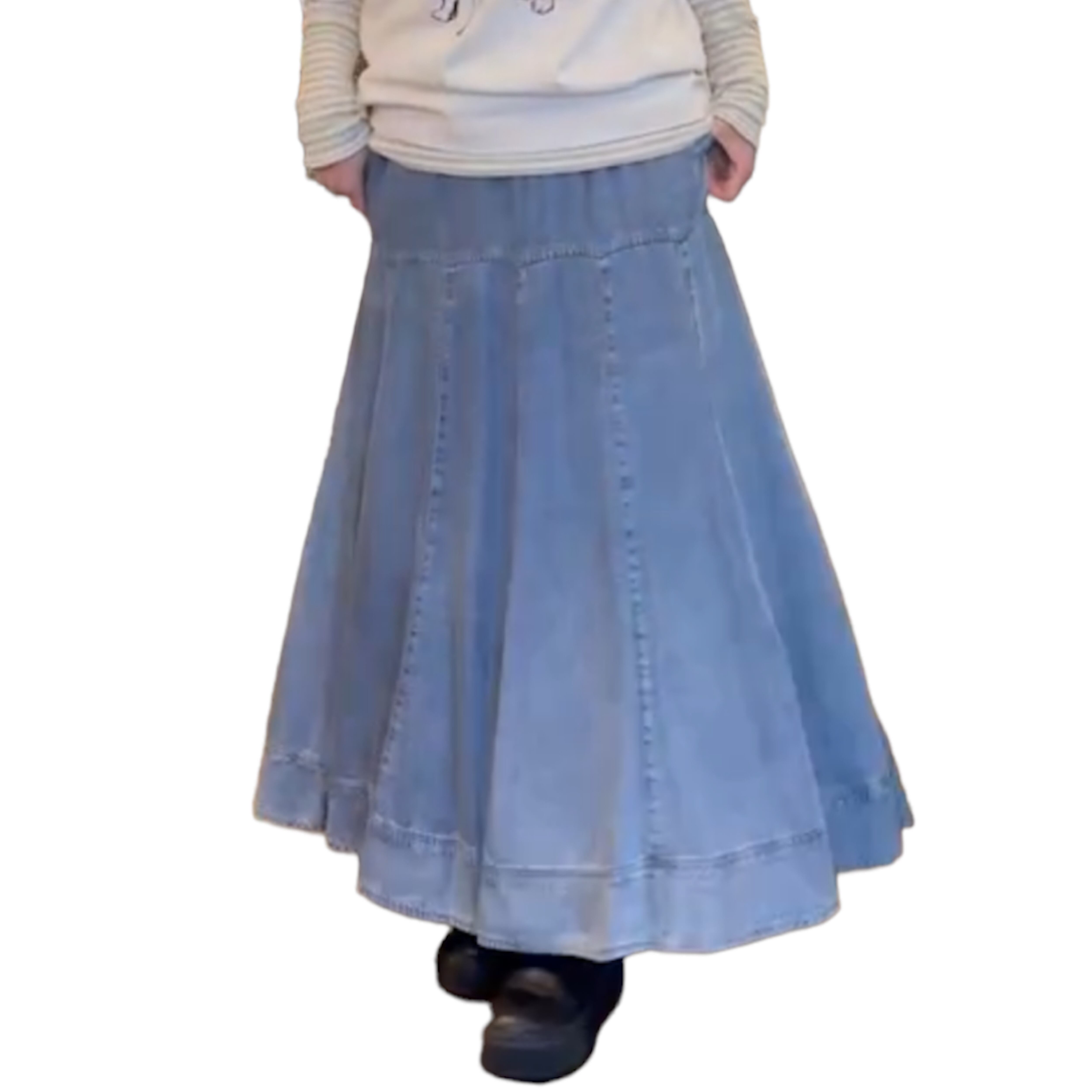 ayane（アヤン）テンセルデニムフレアスカート（WOMENS） | Antique