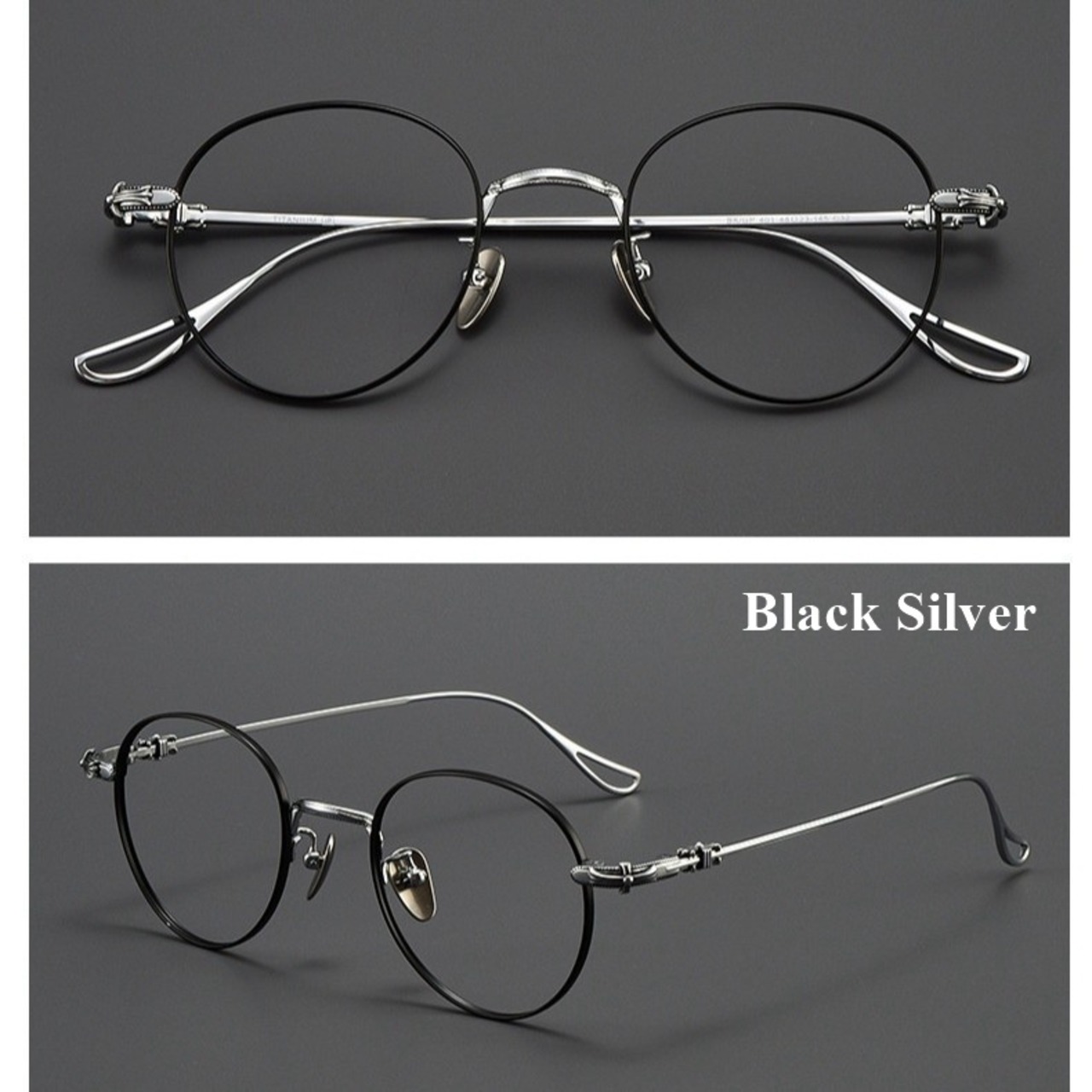 Titanium Plating Glasses -round- / チタン プレーティング メガネ -ラウンド-