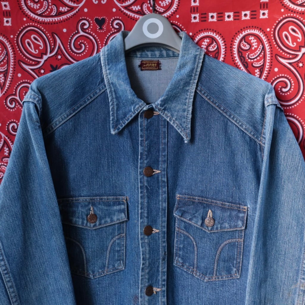 40's-50's DICKIES DENIM JACKET | WHITE CIRCLE