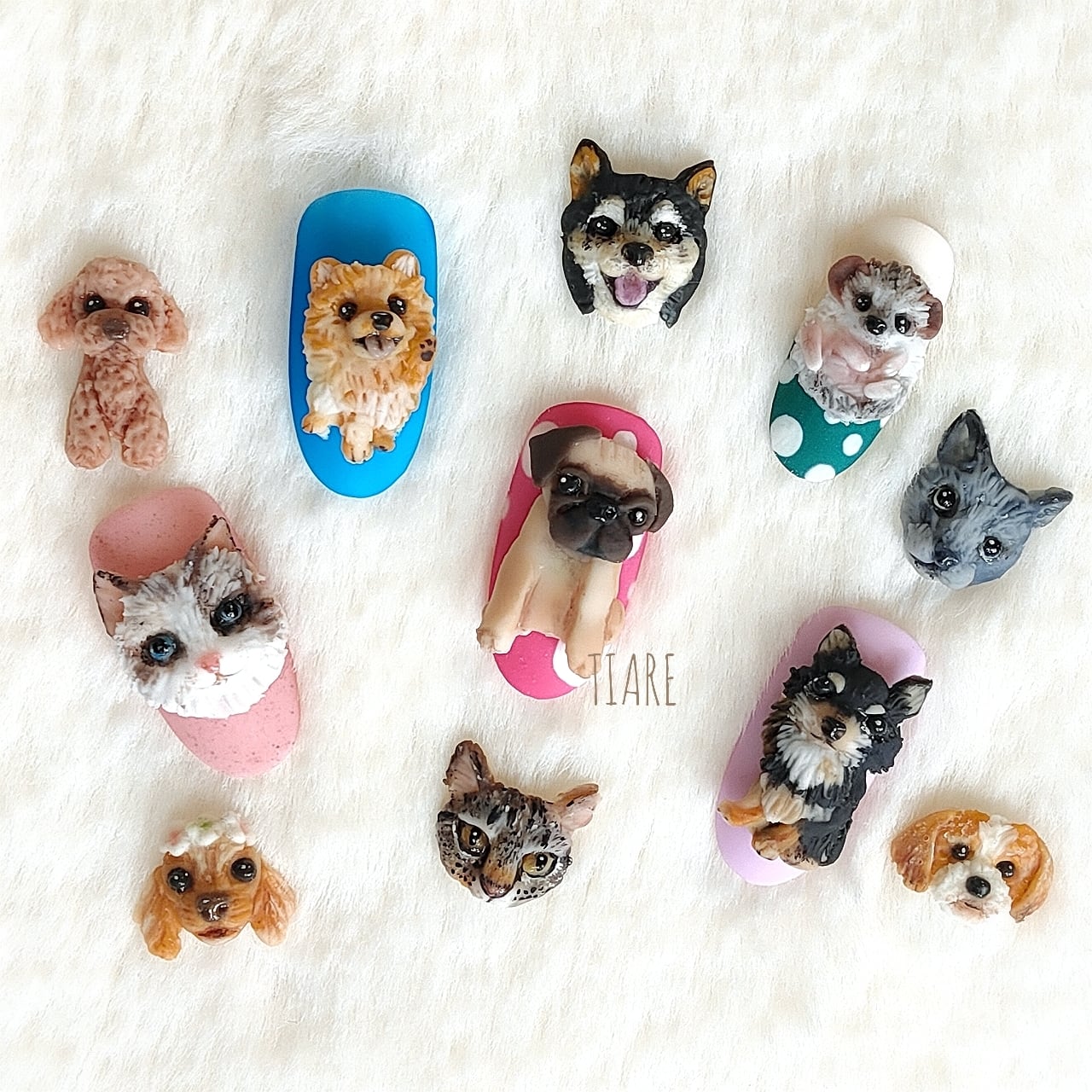 どこかのアイスクリーム ネイルパーツ | TIARE-nails♡オンリーワンの