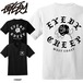 【eye-451ss】EYEDY アイディー CREEP 薔薇 ローズ ロック ショートスリーブTシャツ 大きいサイズ WHTIE BLACK ホワイト ブラック ブ半袖 プリント かっこいい おしゃれ 人気