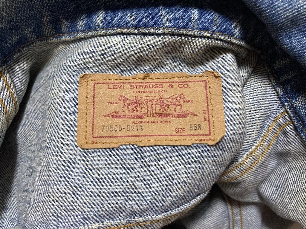 Levi's　70506　DENIM JACKET　リーバイス　Gジャン