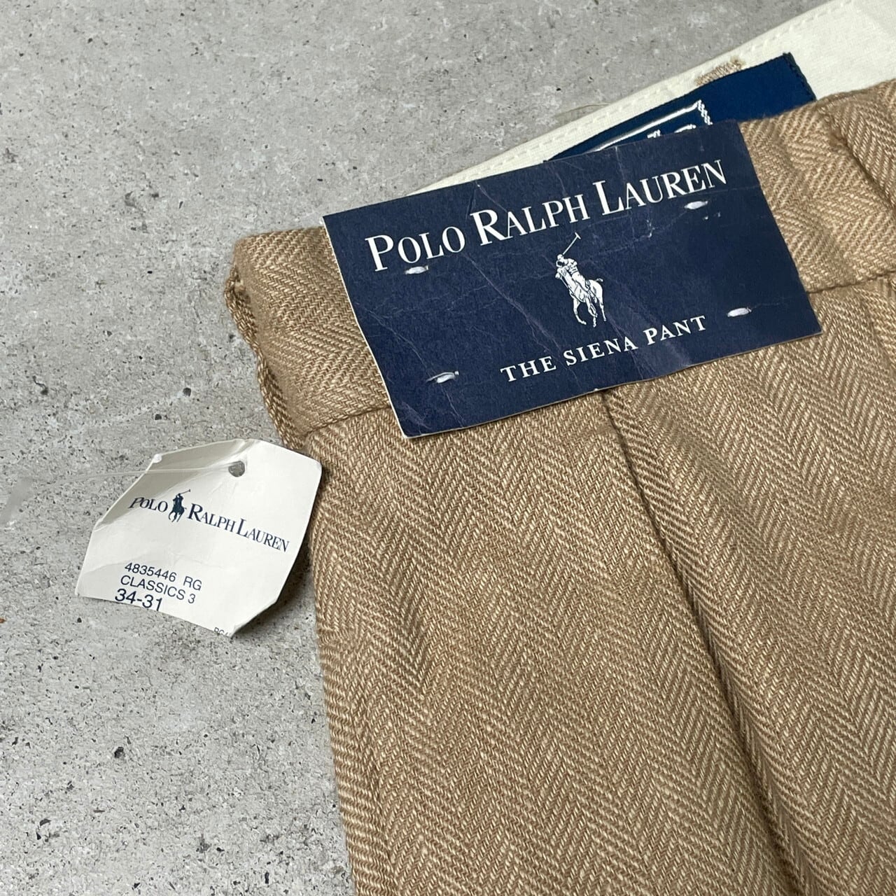 DEAD STOCK Polo by Ralph Lauren ポロバイラルフローレン ツータック