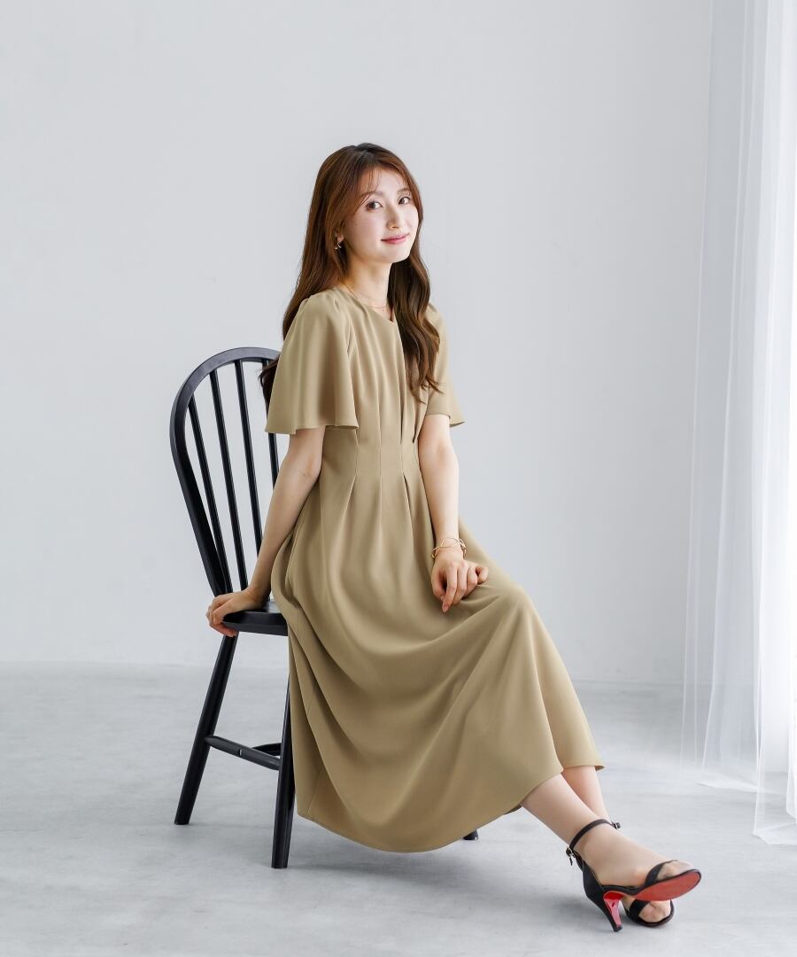 ラクして整うカセット服 】 さらさらオックス・タックワンピース