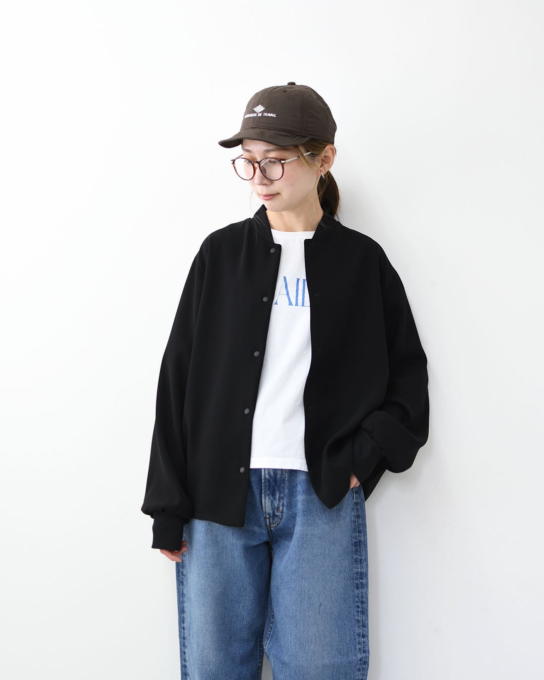 mizuiro ind [ミズイロ インド] blouson like shirt [1-230161
