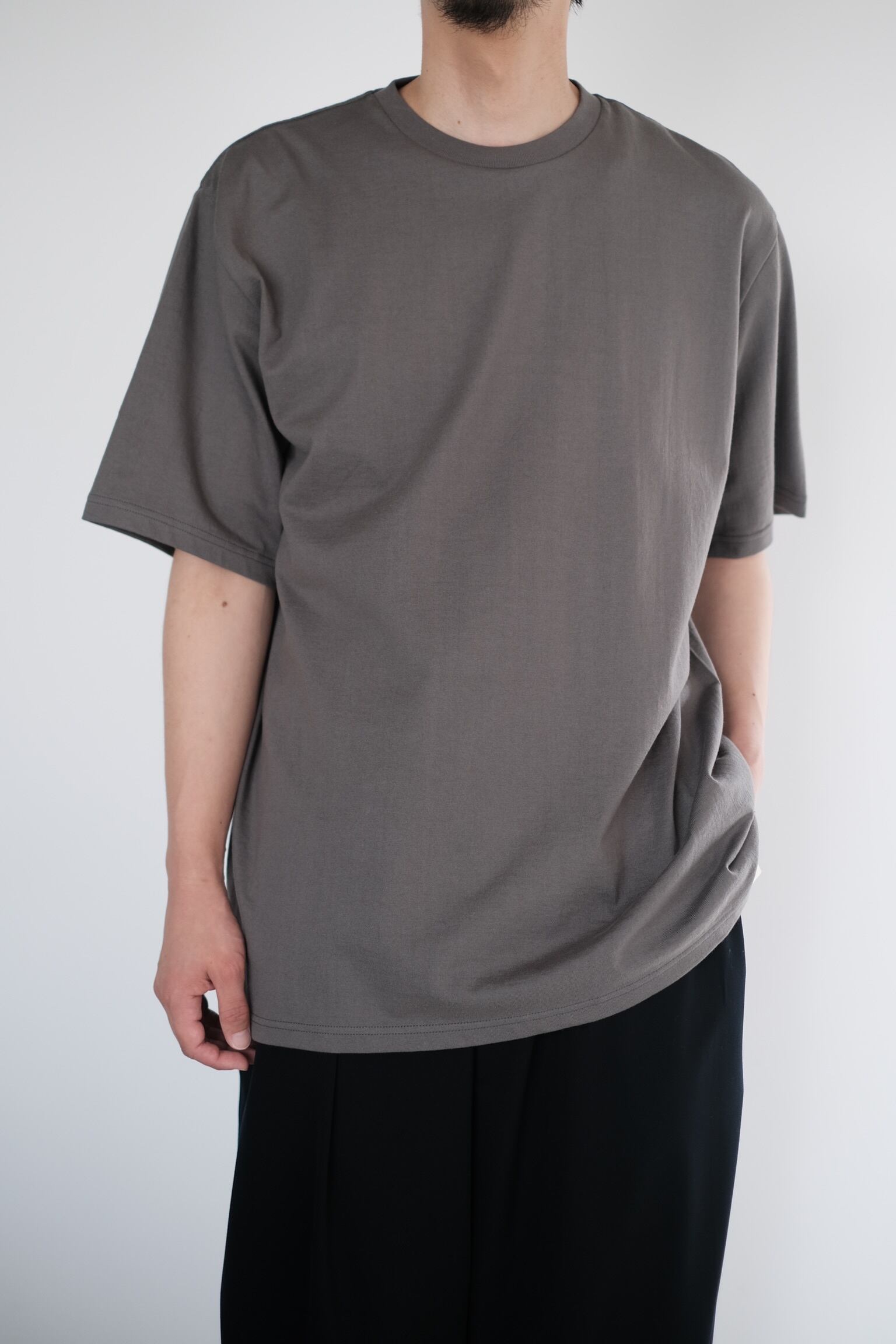 Graphpaper / 2-Pack Crew Neck Tee GRAY | LIVING