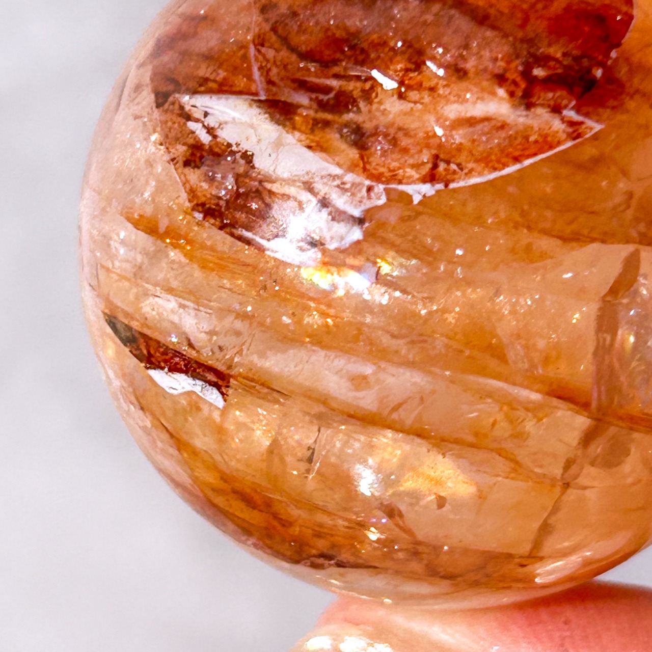 ファイヤークォーツ・ゴールデンヒーラー スフィア