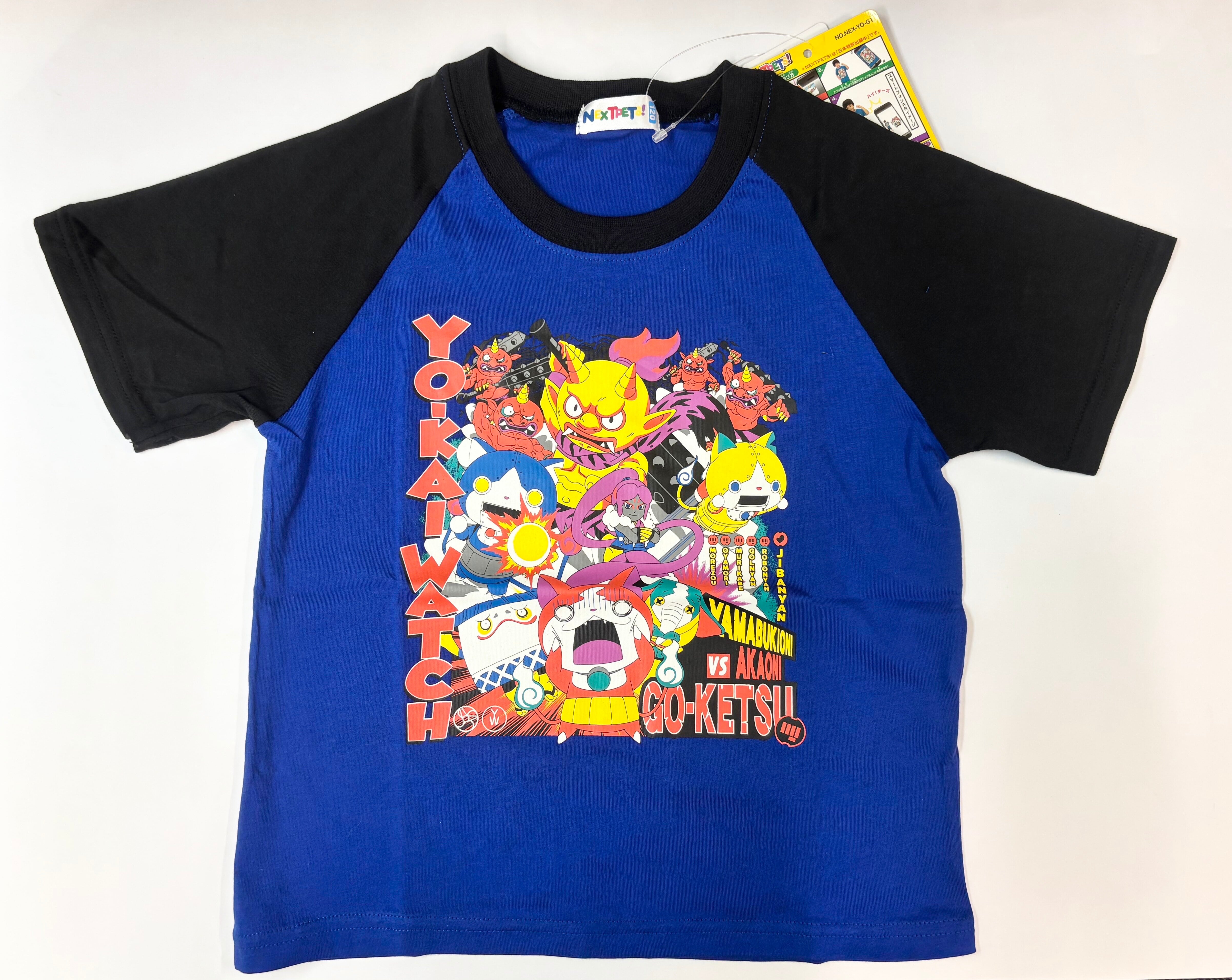 妖怪ウォッチ Tシャツ 紺/ブラック コスプレ 服 衣装 衣類