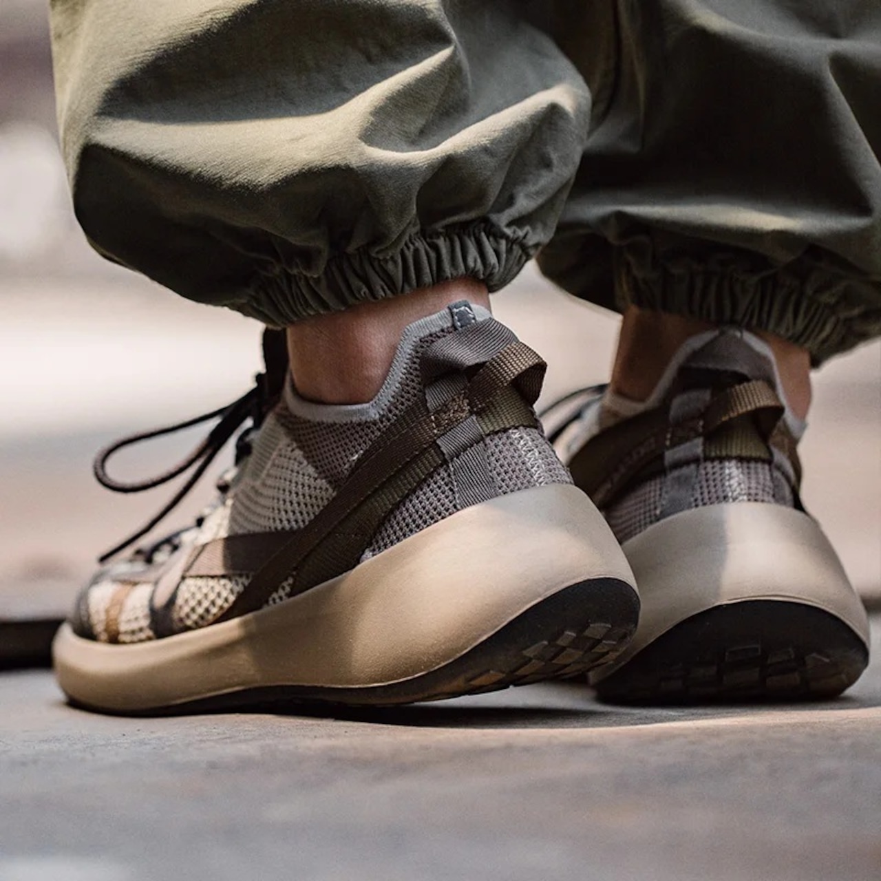 Mesh Patchwork Soft Sole Sneakers / メッシュ パッチワーク ソフト ソール スニーカー