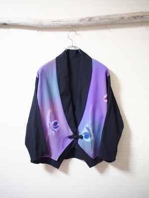 【和】flower motif HAORI-jacket