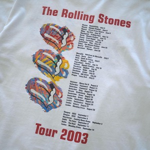 2003s ローリング・ストーンズ ヴィンテージ Tシャツ