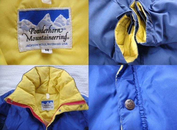 80's POWDERHORN MOUNTAINEERING パウダーホーン ダウンジャケット 美