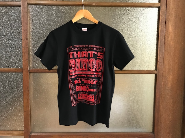 THAT'S BINGO TEE (BLACK/RED)