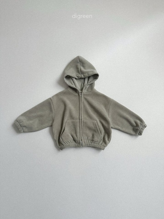 digreen25wn_Bell Hoodie Zip