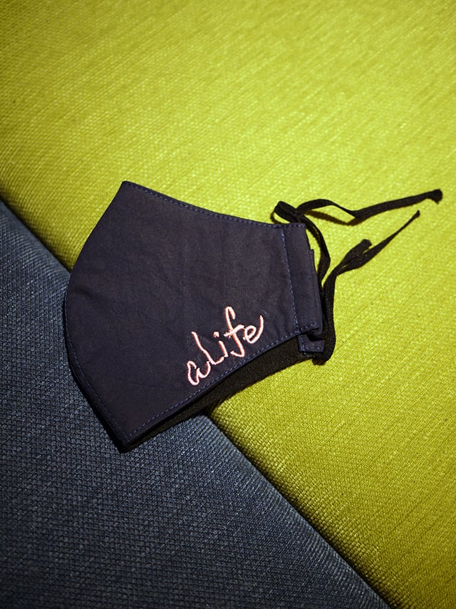 aLife MASK / NAVY×PINK