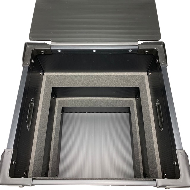 プラダンスピーカーケース JBL(ジェイビーエル) EON710用 ダンプラケース【緩衝材/フタ付】【積み重ね可能】