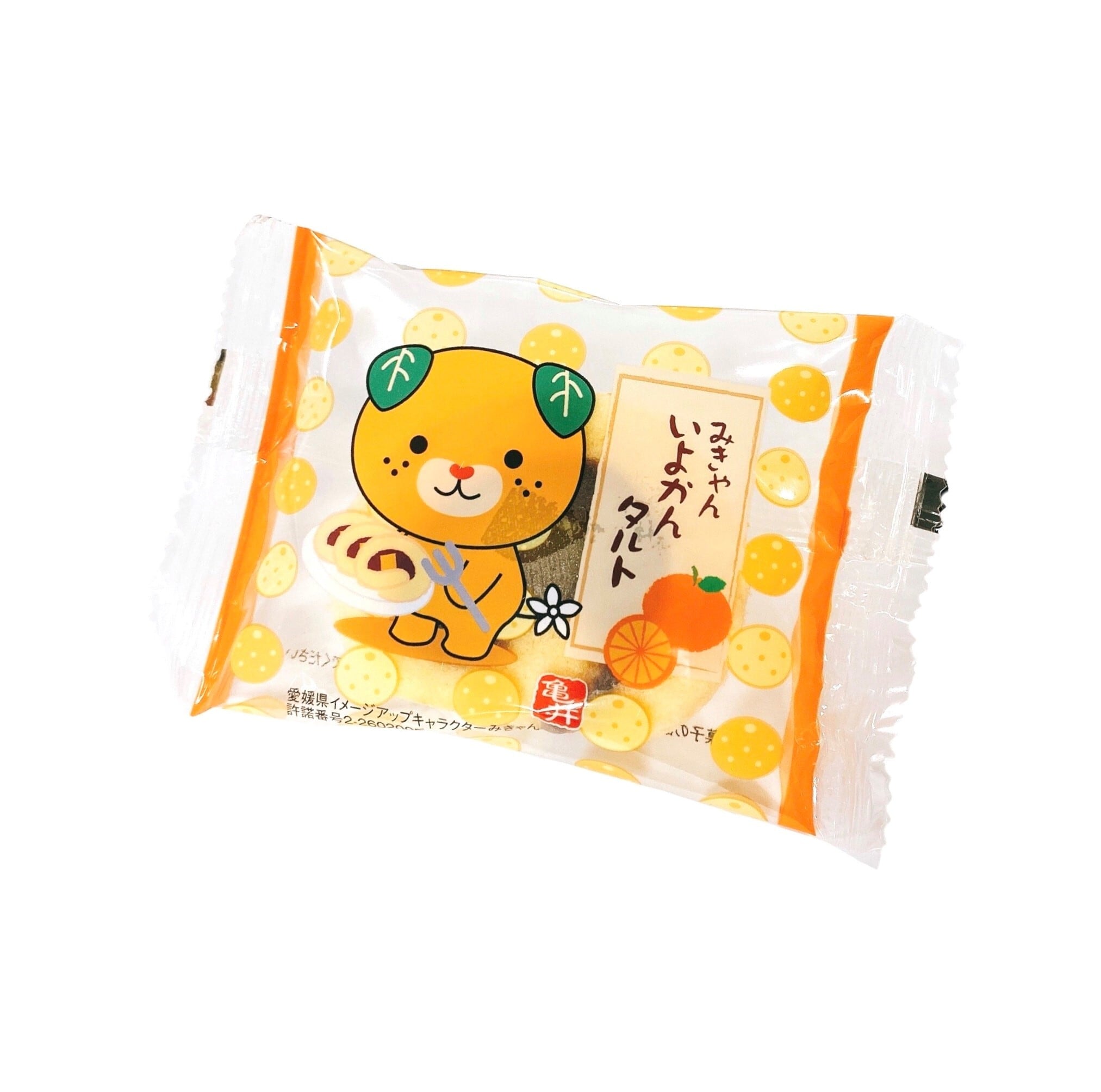 みきゃんいよかんタルト 1個入（個包装） | 亀井製菓（坊っちゃん団子