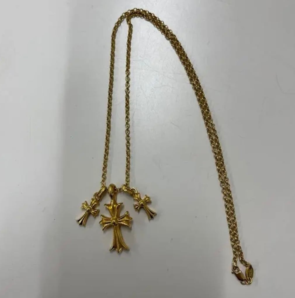CHROME HEARTS クロムハーツ 22K タイニー ベイビー ネックレス