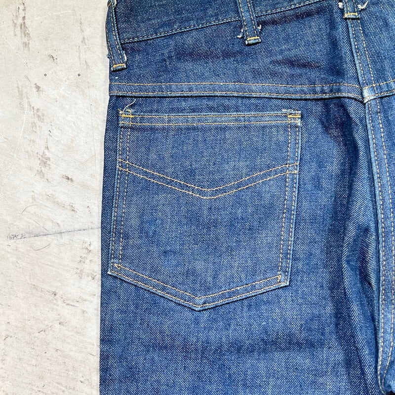 70's ROEBUCKS ローバックス 5Pデニムパンツ 濃いめ ストアブランド