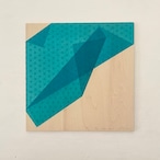 今井恵 "oru-kami" 2017 IMAI Kei / silkscreen on wood thumbnail 1
