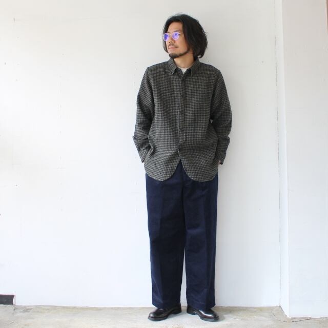 HAVERSACK ハイカウントコーデュロイワイドトラウザー High Count