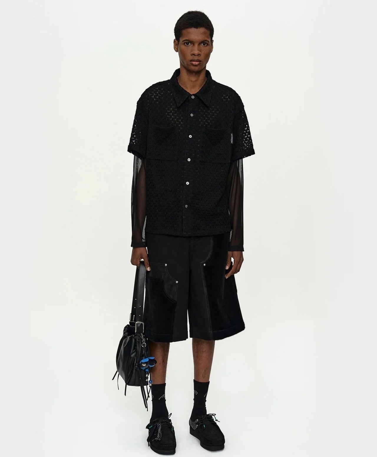 【26SS】ADSB Andersson Bell アンダーソンベル / シアーニットシャツ /TRES SHEER KNITTED SHIRT - 12