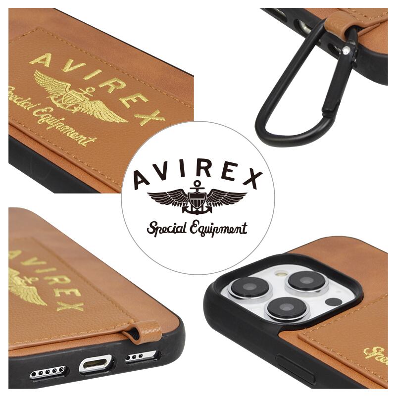 AVIREX 「刺繍ロゴスマホケース」 | mfactory