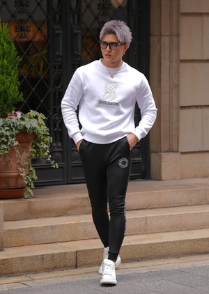 RHINE STONE TEDDY BEAR SWEAT【BB25026】