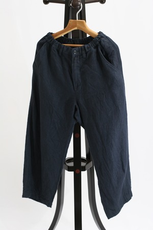 【Vlas Blomme】KL Canvas DARTS PANTS / Dark Navy(63507035)
