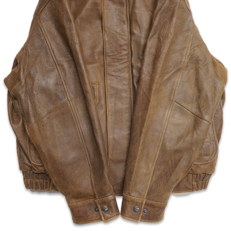 古着 ドッカーズ DOCKERS A-2タイプ レザージャケット 着脱ライナー