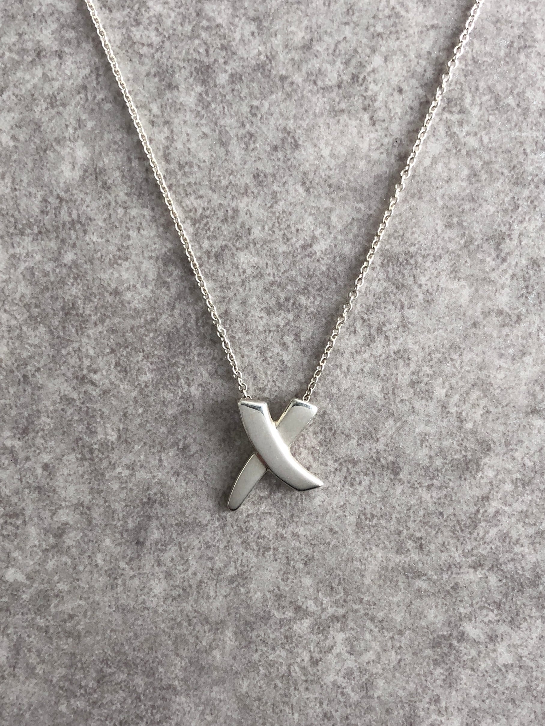 Tiffany & Co. ティファニー ネックレス シルバー キス 925 vintage