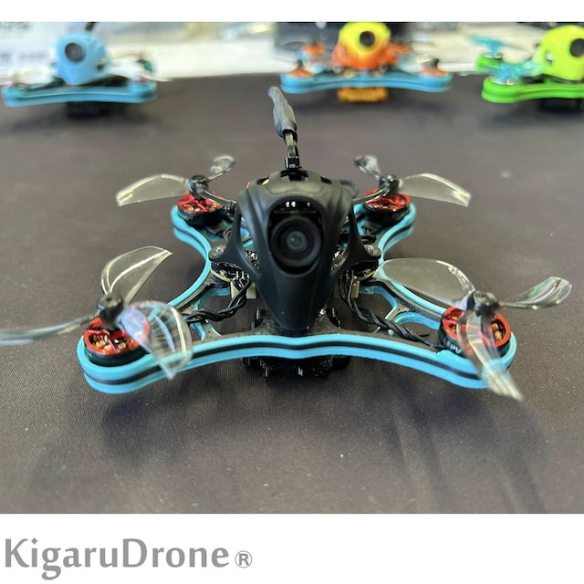 【玄人向けELRS3】KigaruDroneオリジナル FreeStyle 「Ninja V3 PRO」 1S MicroDrone 完成機 ELRS BT2.0コネクタ ブザー付